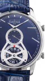 CUORE² Quartz Swiss-Made 5ATM Blue Executive Watch 16249744
