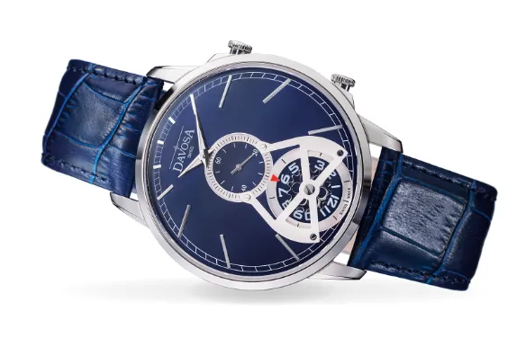 CUORE² Quartz Swiss-Made 5ATM Blue Executive Watch 16249744