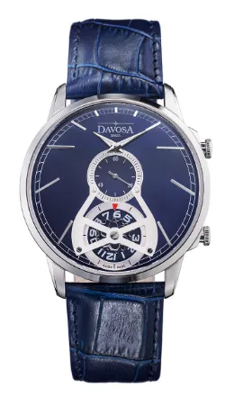 CUORE² Quartz Swiss-Made 5ATM Blue Executive Watch 16249744