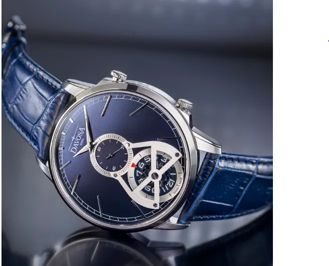 CUORE² Quartz Swiss-Made 5ATM Blue Executive Watch 16249744
