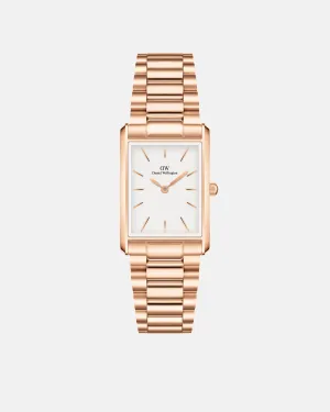 Daniel Wellington Bound 32x22 3-Link RG White Watch
