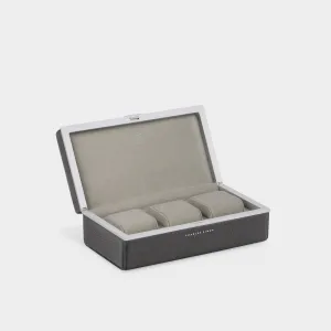EATON 3 WATCH CASE - GRAPHITE / GREY
