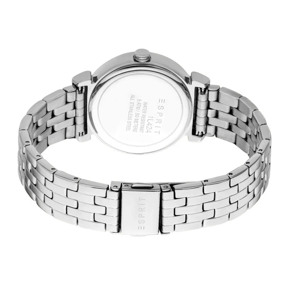 Esprit Jules Ladies Light Blue Dial Silver Stainless Steel Watch