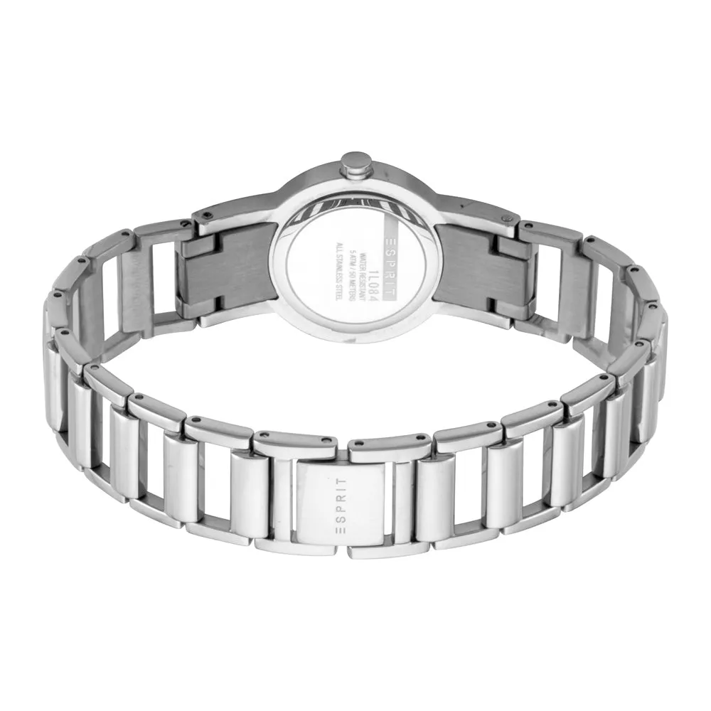 Esprit Ladies Stainless Steel Watch White Dial & Metal Bracelet