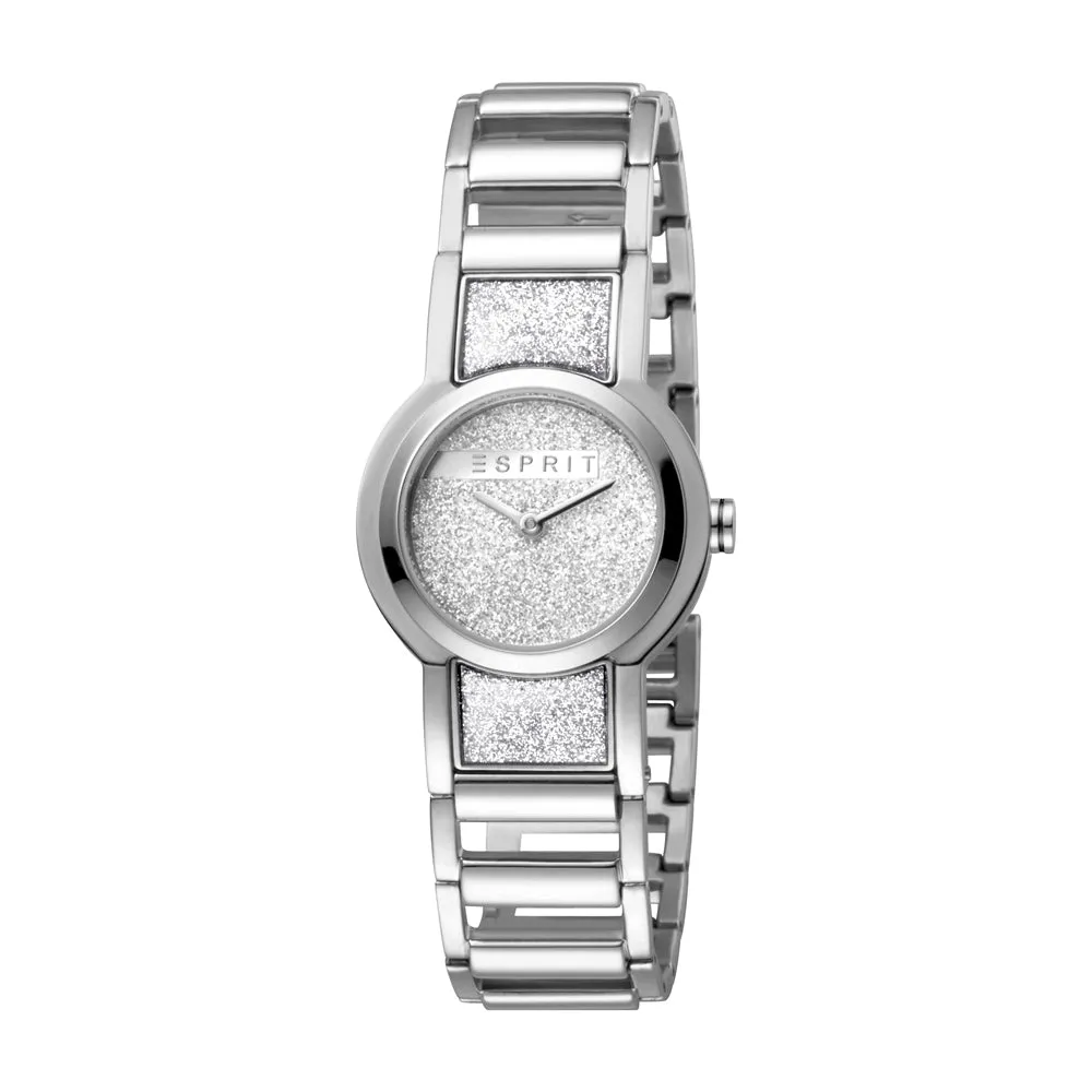 Esprit Ladies Stainless Steel Watch White Dial & Metal Bracelet