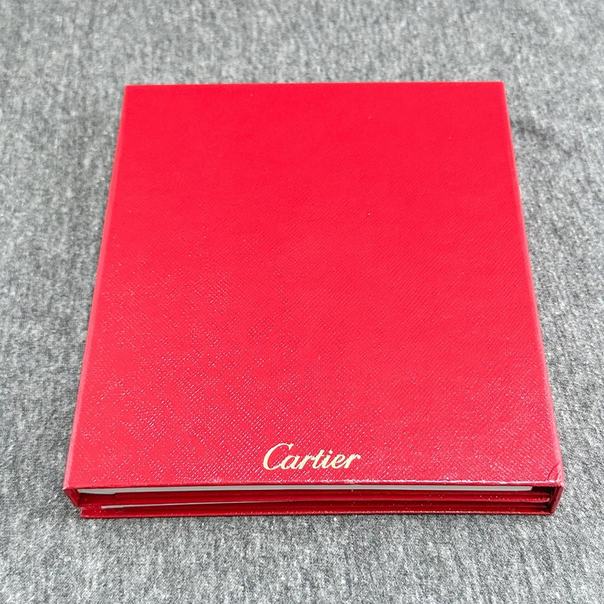 Estate Cartier Tank #W51012Q4 Box & Trifold Manuals (Empty Box)