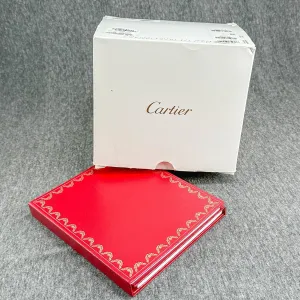 Estate Cartier Tank #W51012Q4 Box & Trifold Manuals (Empty Box)