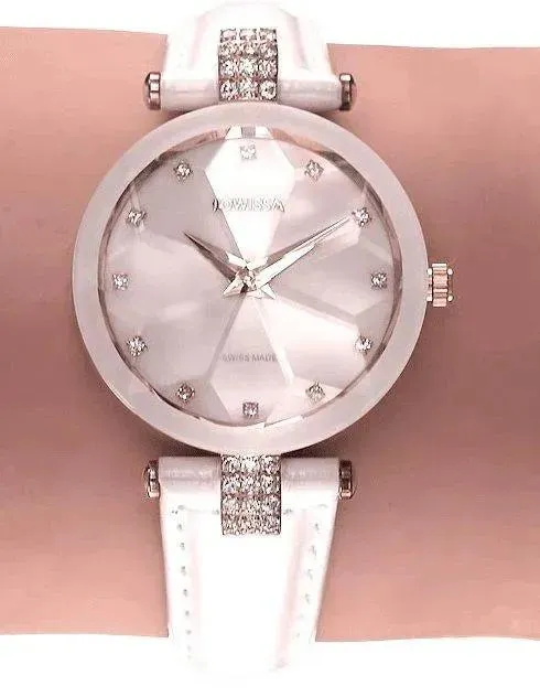 Facet Strass Swiss Ladies Watch J5.628.M