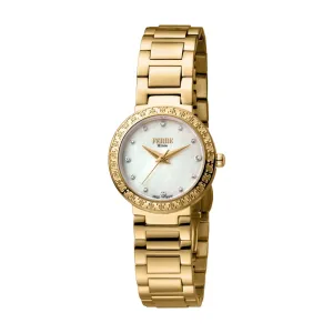 Ferre Milano Ladie's Watch Full Stainless Steel Case & Bracelet with GoldÂ Plated