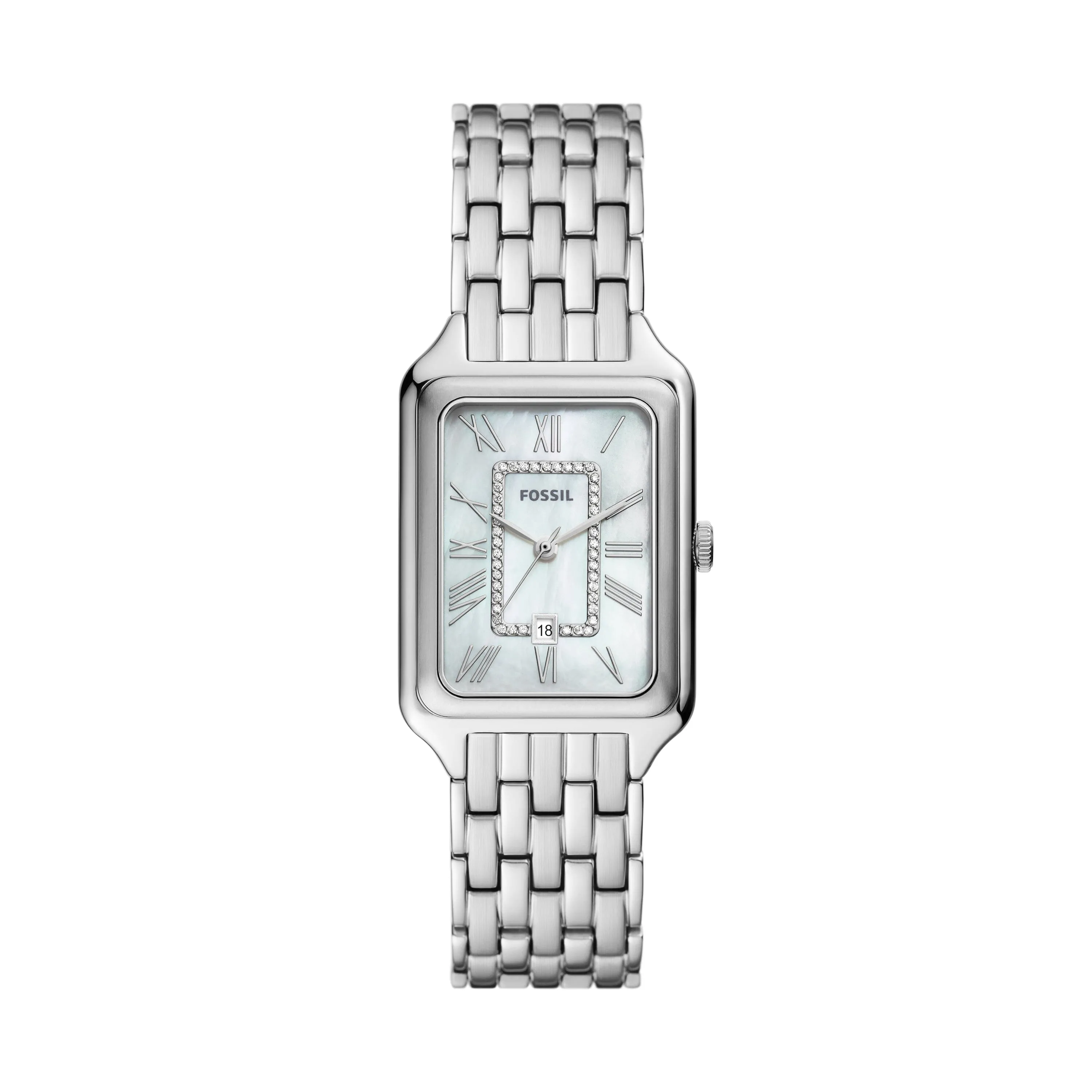 Fossil Raquel Three-Hand Date Stainless Steel Watch ES5306