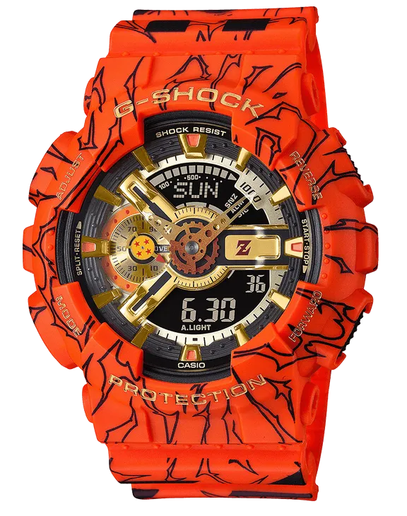 G-Shock Dragon Ball Z Limited Edition Men's Watch GA110JDB-1A4CR