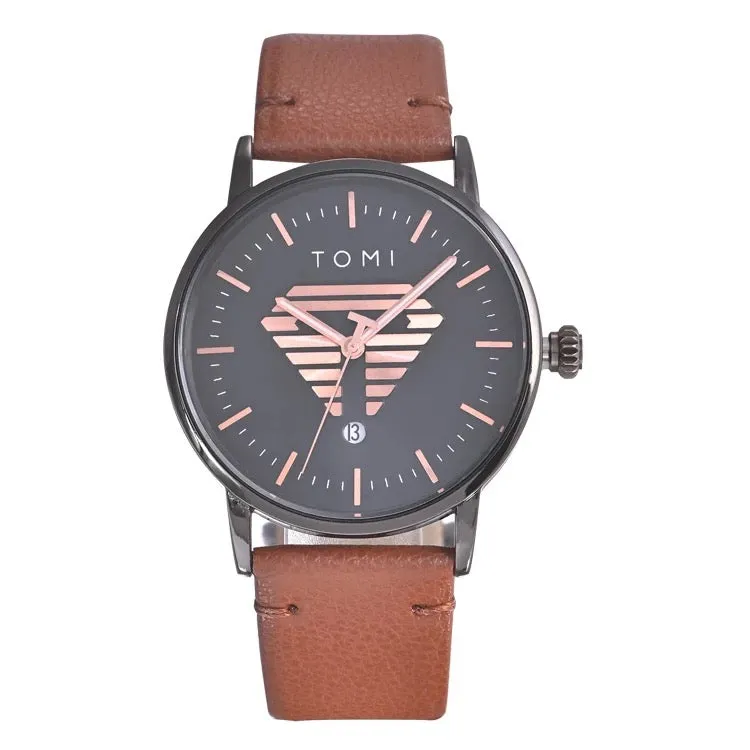 Galcia - Round Minimalist Watch WITH DATE