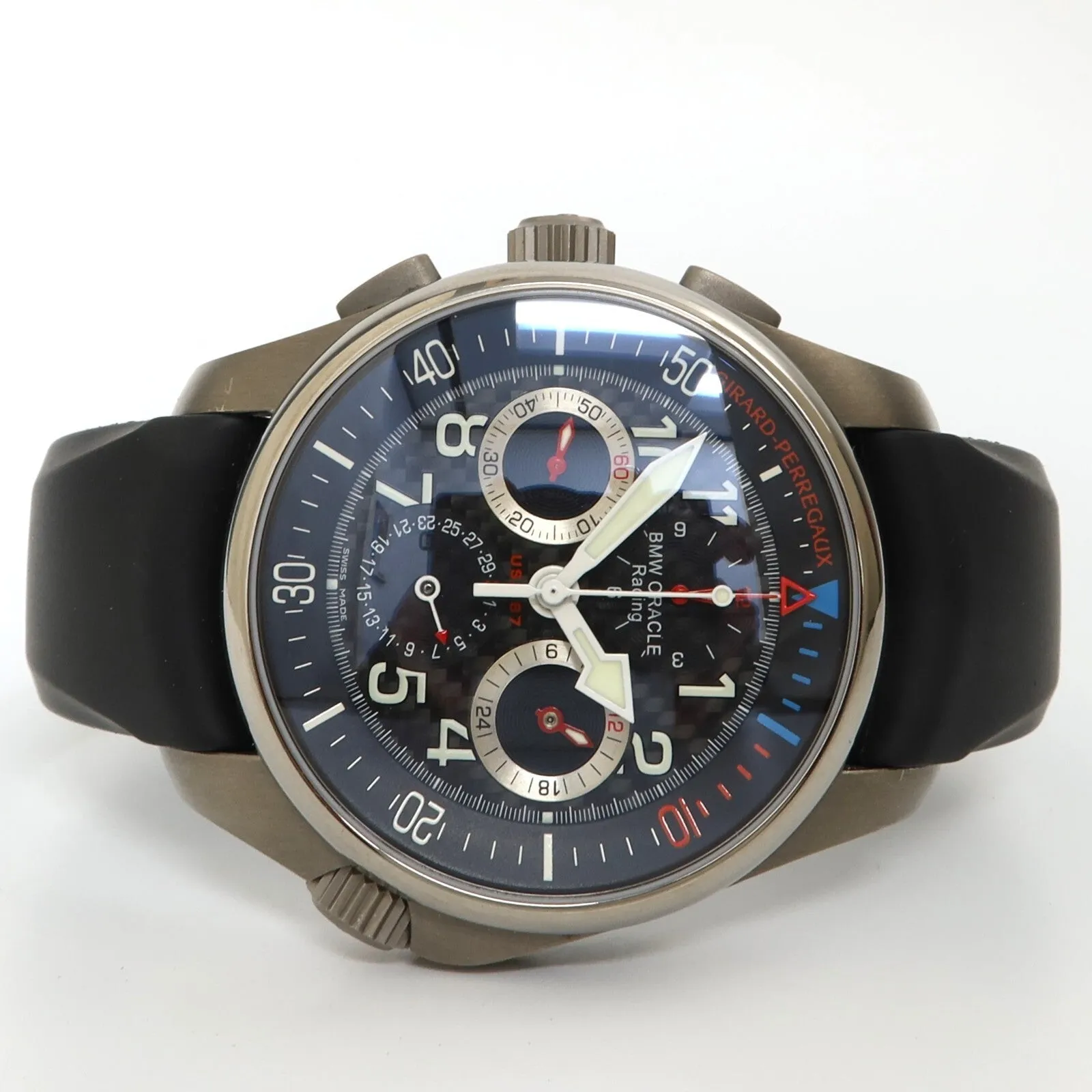 Girard Perregaux BMW Oracle Racing Chronograph Black Dial Titanium 43MM 49931