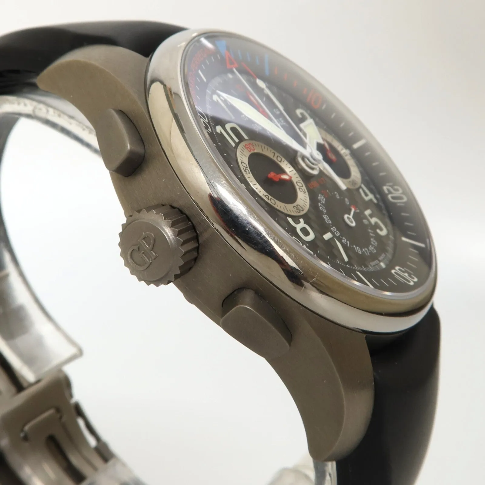 Girard Perregaux BMW Oracle Racing Chronograph Black Dial Titanium 43MM 49931