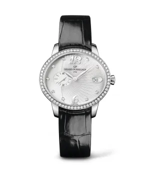 Girard-Perregaux Cat's Eye Small Seconds Watch with Silver Guilloché Dial