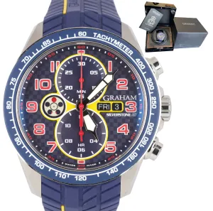 Graham Silverstone RS Racing Blue Automatic 46mm Chronograph 2STEA.U01A Watch