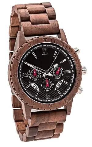 Groomsmen Set Of 9 Wooden Watch Walnut | Dulce