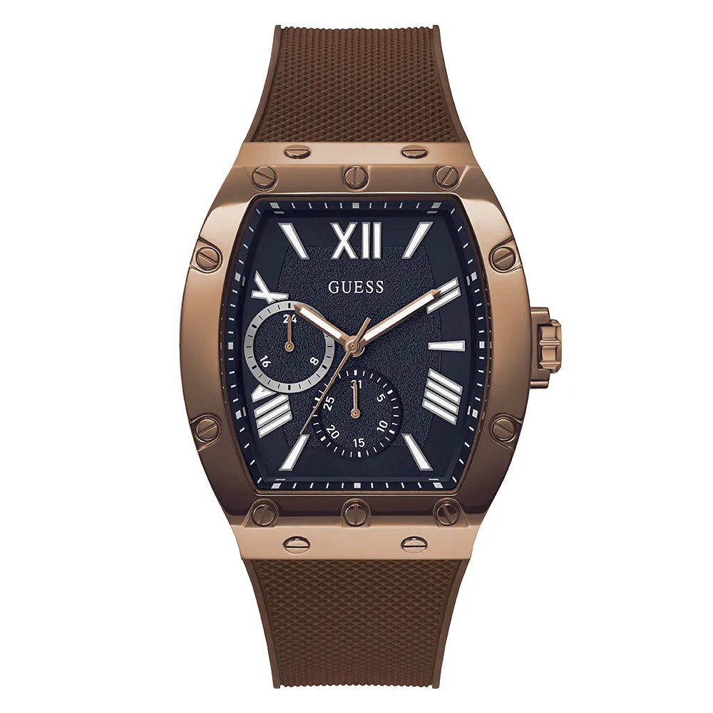 Guess Men's Watch Rose Gold Tone Case Quartz