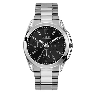 Guess Men's Watch Silver Tone Case Quartz