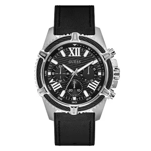 Guess Men's Watch Silver Tone Case Quartz
