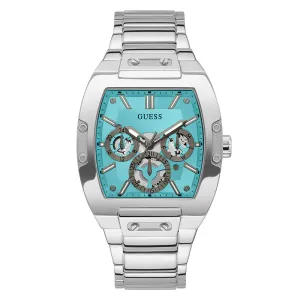 Guess Men's Watch Silver Tone Case Quartz