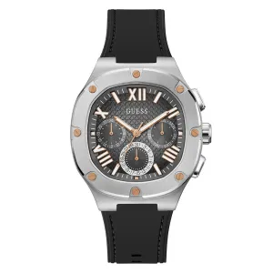 Guess Men's Watch Silver Tone Case Quartz
