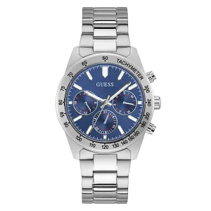 Guess Men's Watch Silver Tone Case Quartz