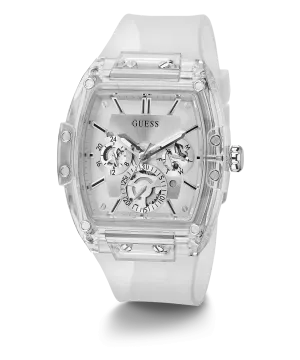 Guess Multi-function Clear PU Men's Watch GW0203G1