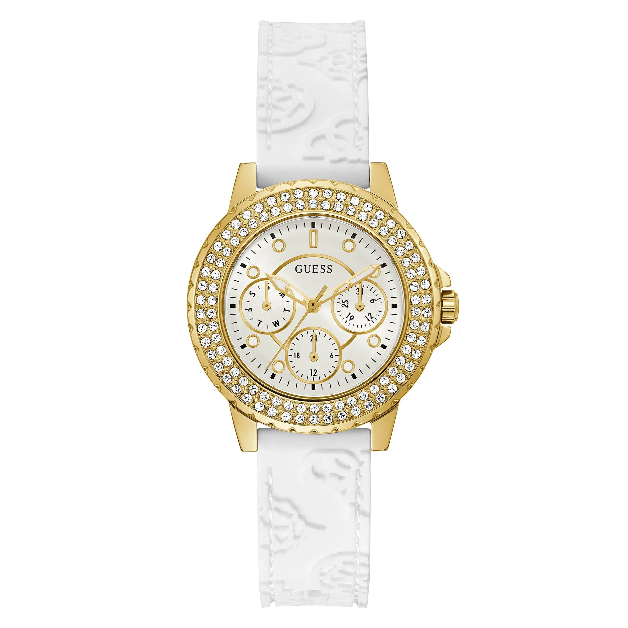 Guess Women's Watch Gold Tone Case Quartz