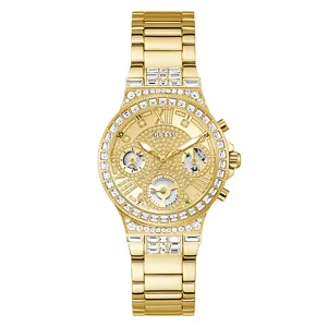 Guess Women's Watch Gold Tone Case Quartz