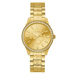 Guess Women's Watch Gold Tone Case Quartz