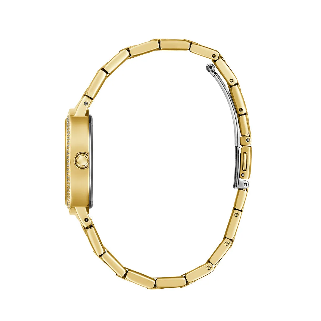 Guess Women's Watch Gold Tone Case Quartz
