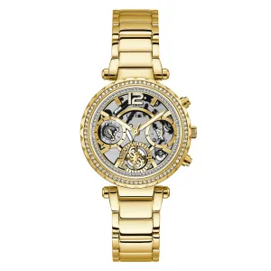 Guess Women's Watch Gold Tone Case Quartz