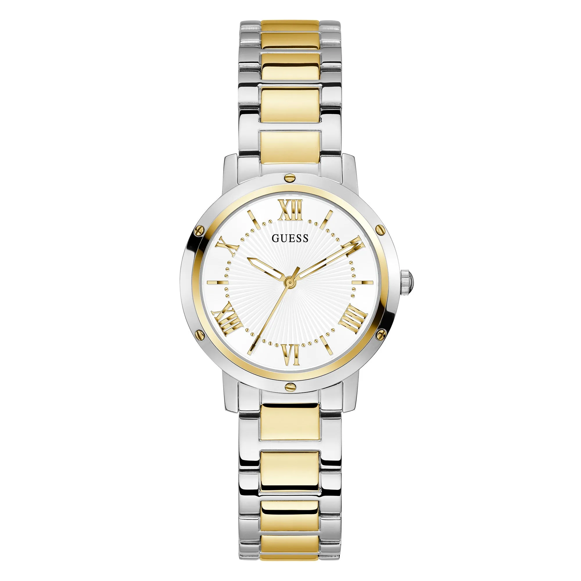 Guess Women's Watch Gold Tone Case Quartz