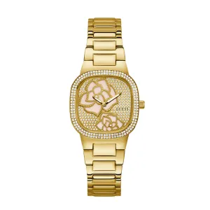 Guess Women's Watch Gold Tone Case Quartz
