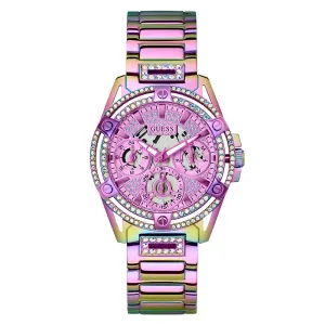 Guess Women's Watch Pink Tone Case Quartz