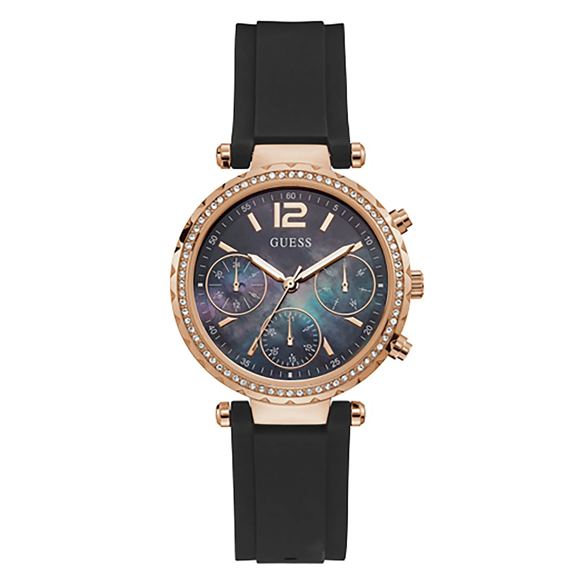 Guess Women's Watch Rose Gold Tone Case Quartz
