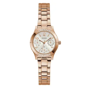 Guess Women's Watch Rose Gold Tone Case Quartz
