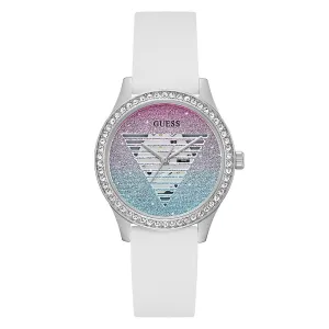 Guess Women's Watch Silver Tone Case Quartz