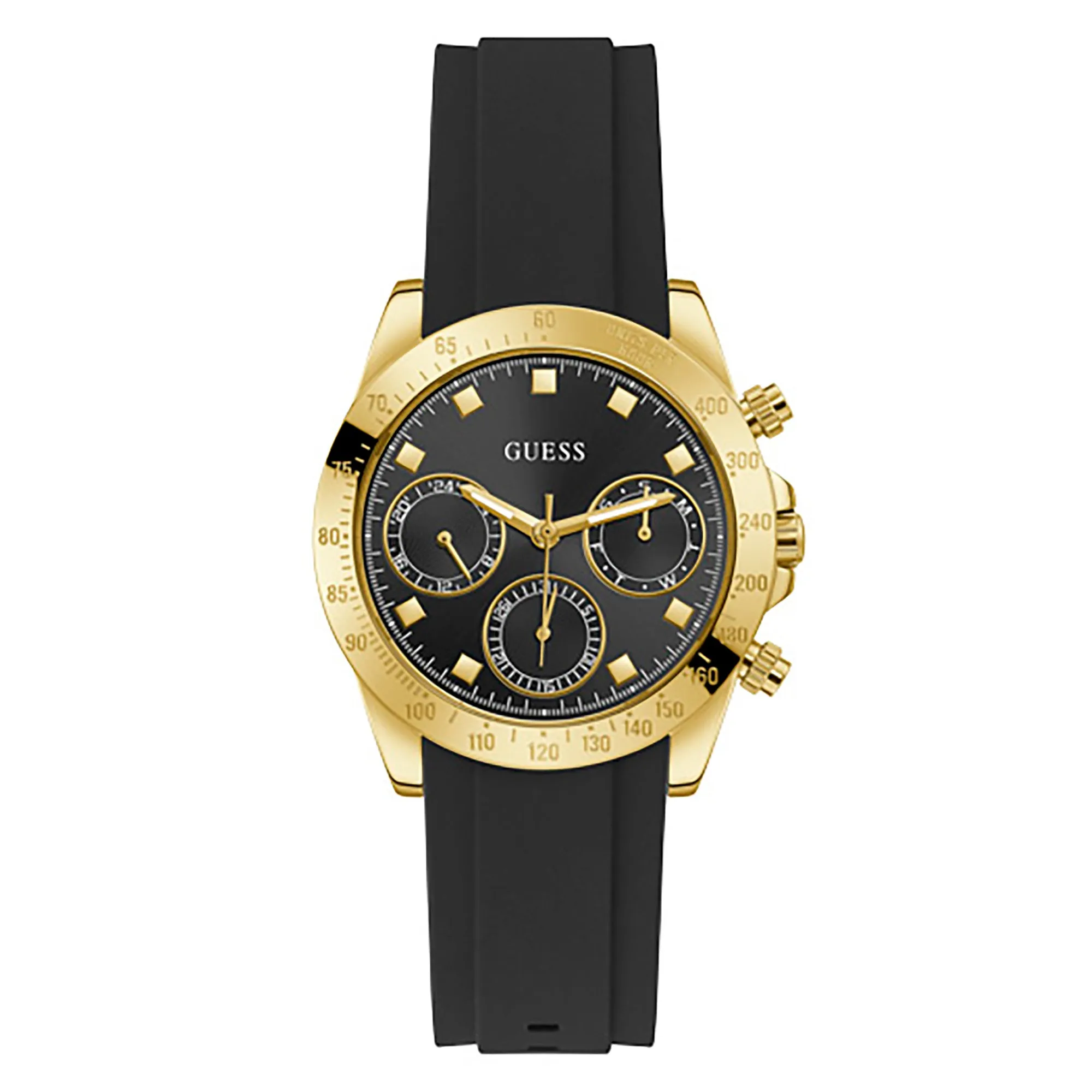 Guess Women's Watch Yellow Gold Tone Case Quartz