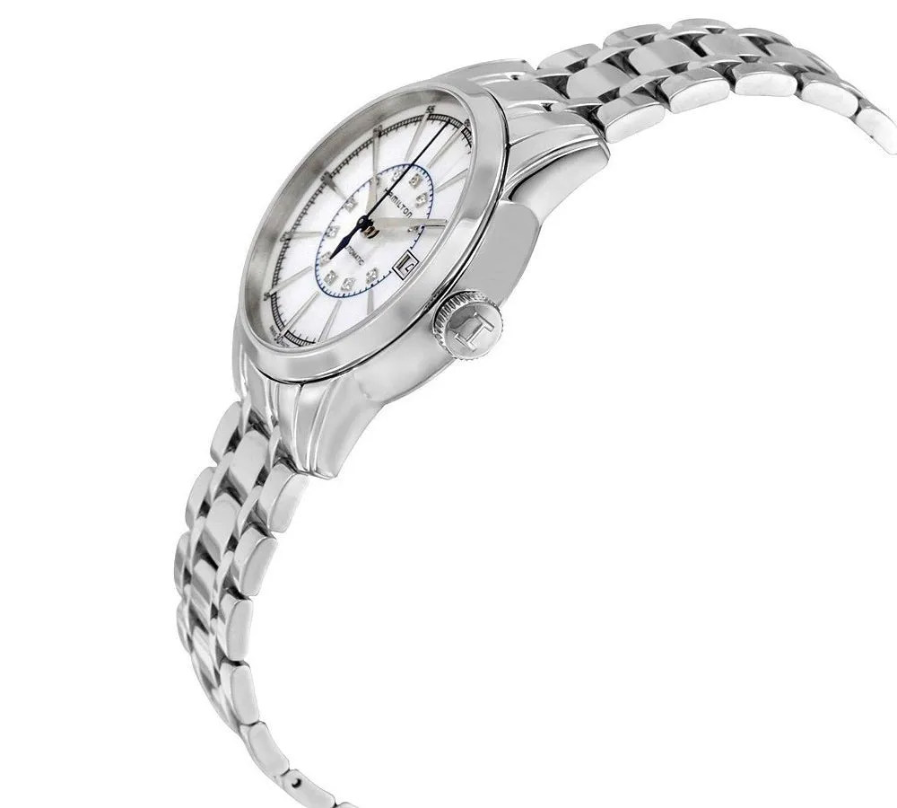 Hamilton American Classic Railroad Automatic Steel White Mother of Pearl Dial Women’s Watch H40405191