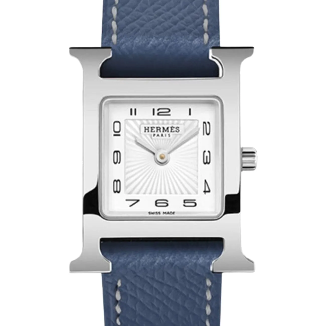 HEURE H - SUNBURST WHITE MINI WATCH