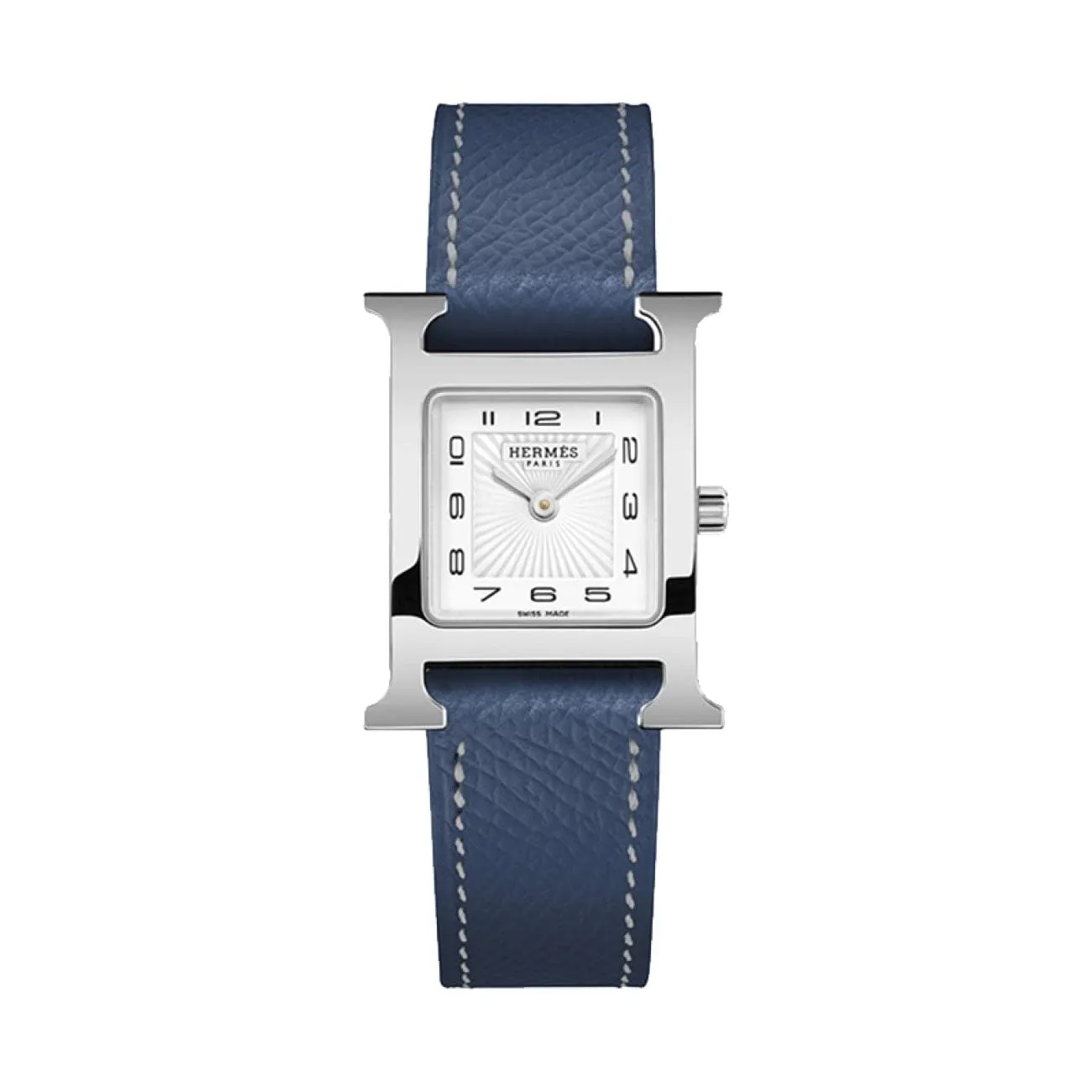 HEURE H - SUNBURST WHITE MINI WATCH