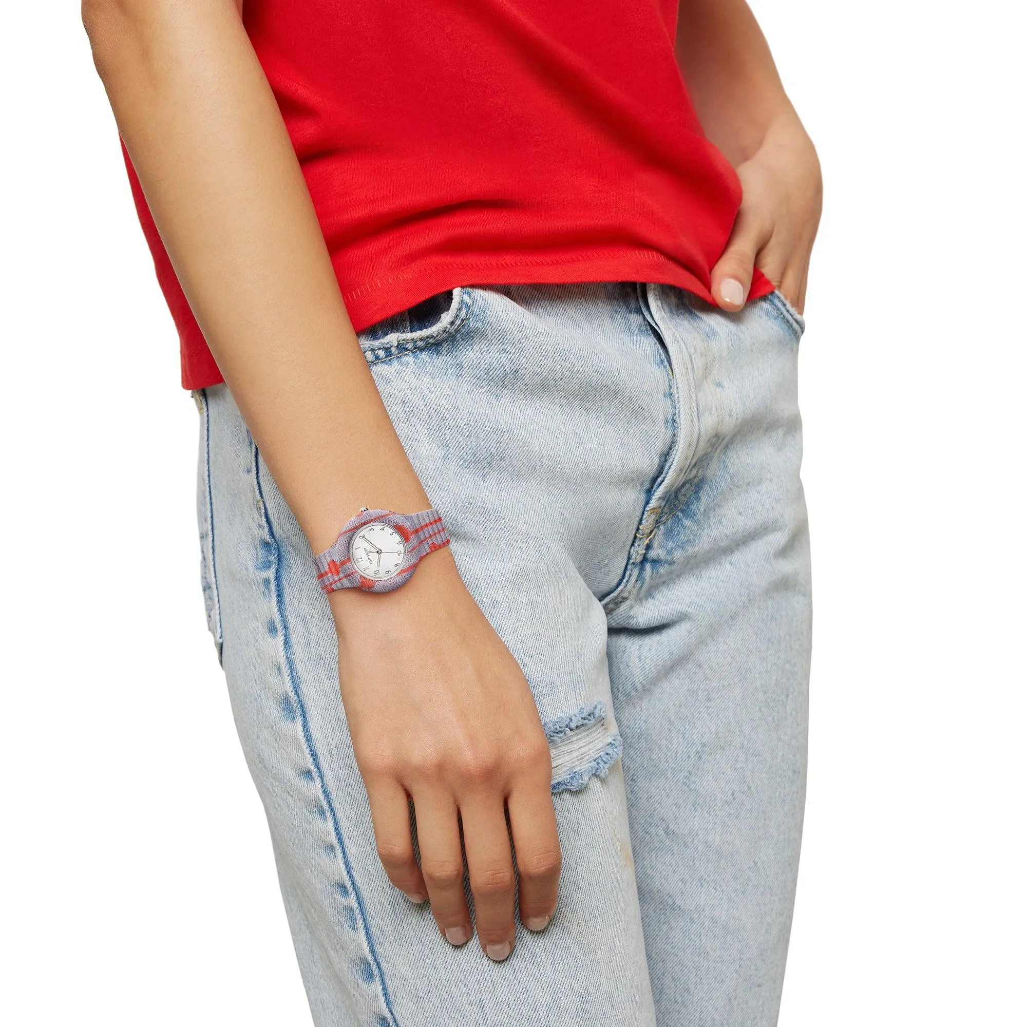 Hip Hop Orange Balls watch the Methode Collection 32mm Hwu1181