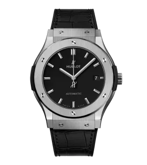 Hublot Classic Fusion Titanium, 45mm with Black Dial