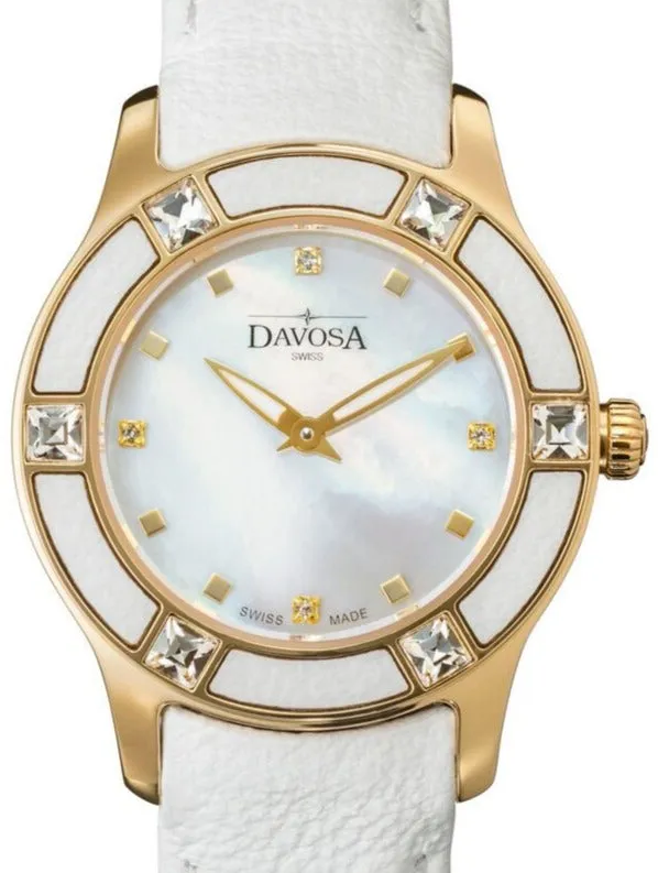 Irisea Quartz Swiss-Made Pearlescent White Ladies Watch 16756815