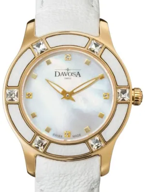 Irisea Quartz Swiss-Made Pearlescent White Ladies Watch 16756815