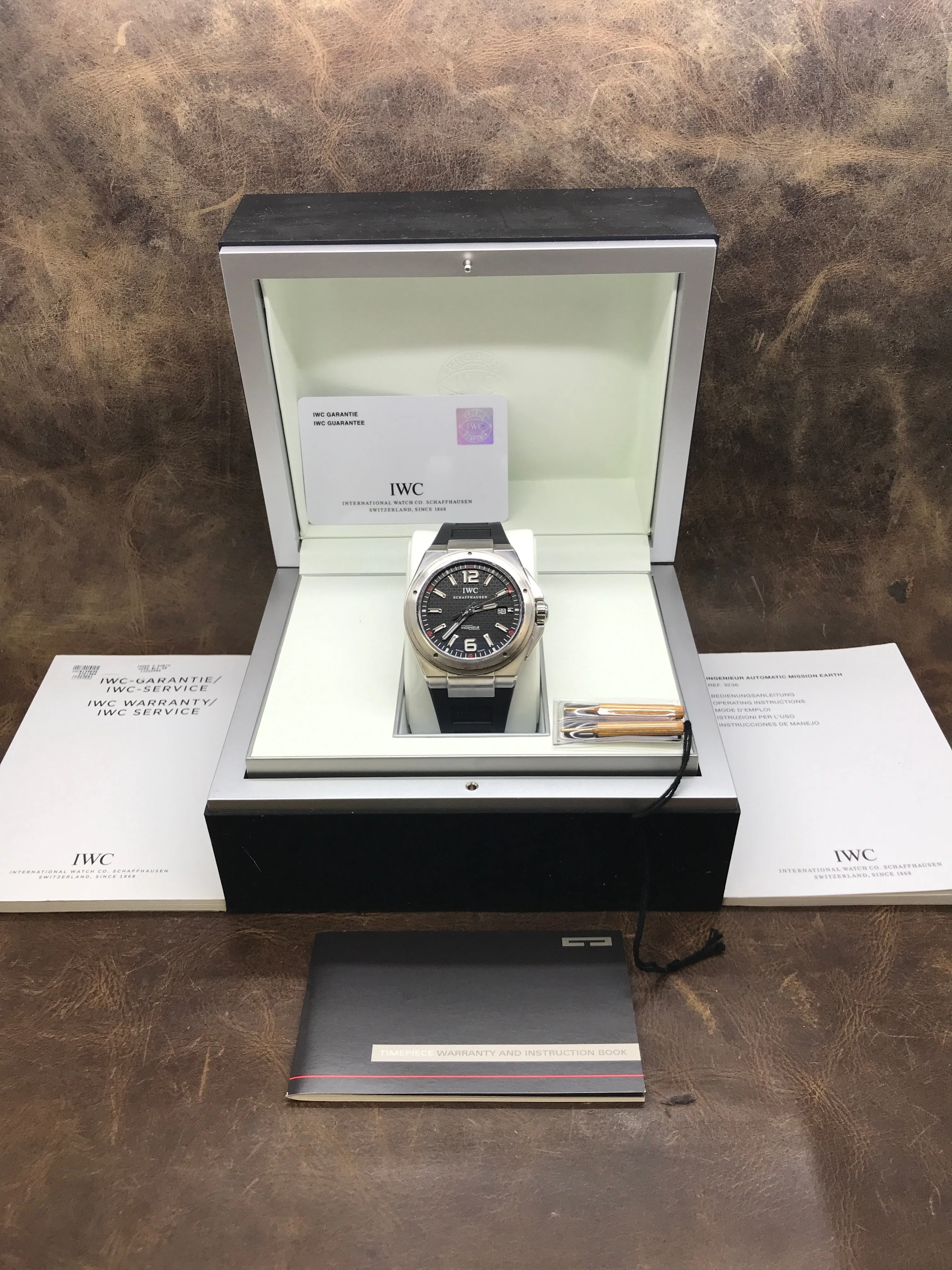 IWC Ingenieur IW323601 Black Dial Automatic Men's Watch