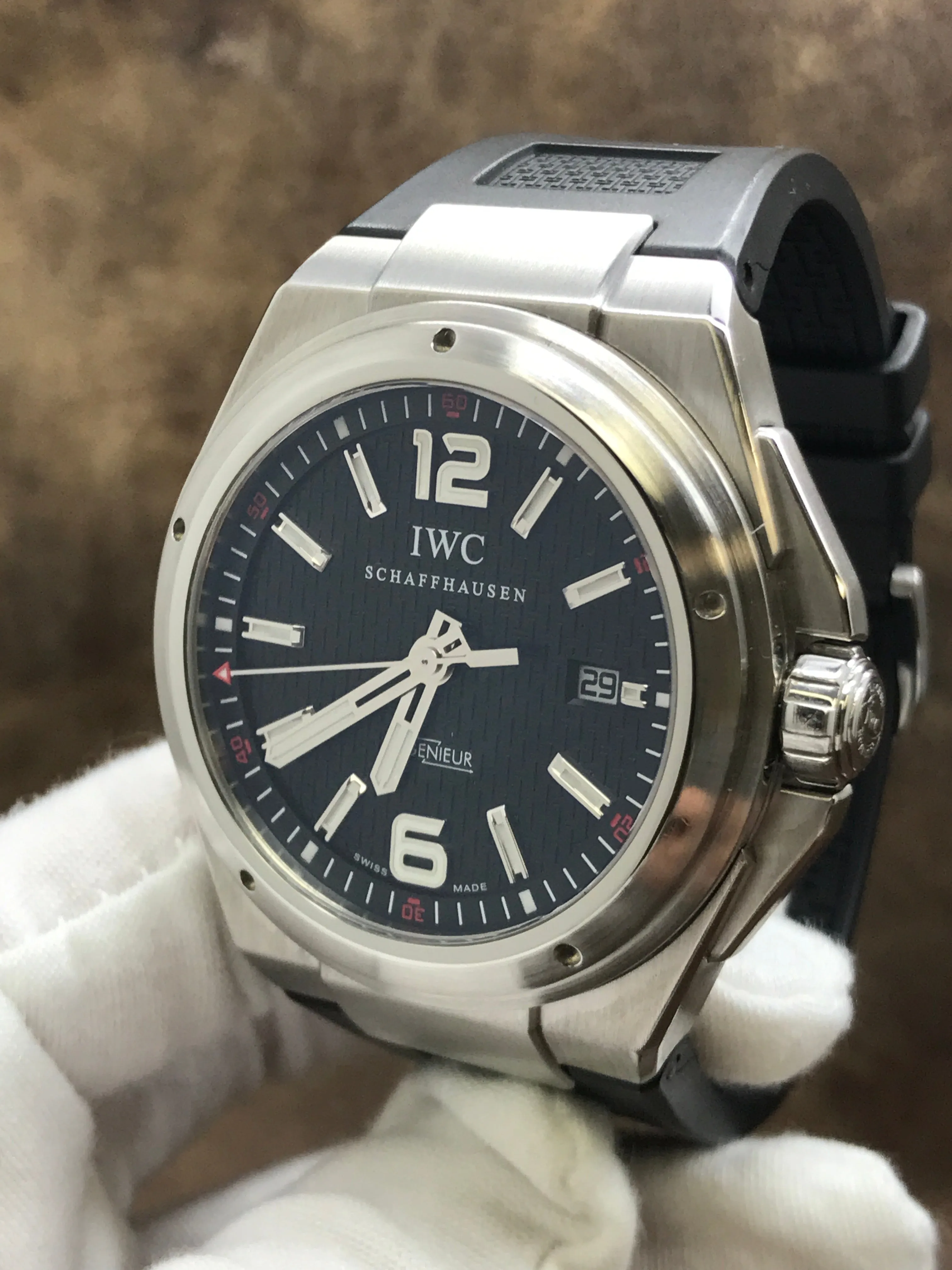 IWC Ingenieur IW323601 Black Dial Automatic Men's Watch
