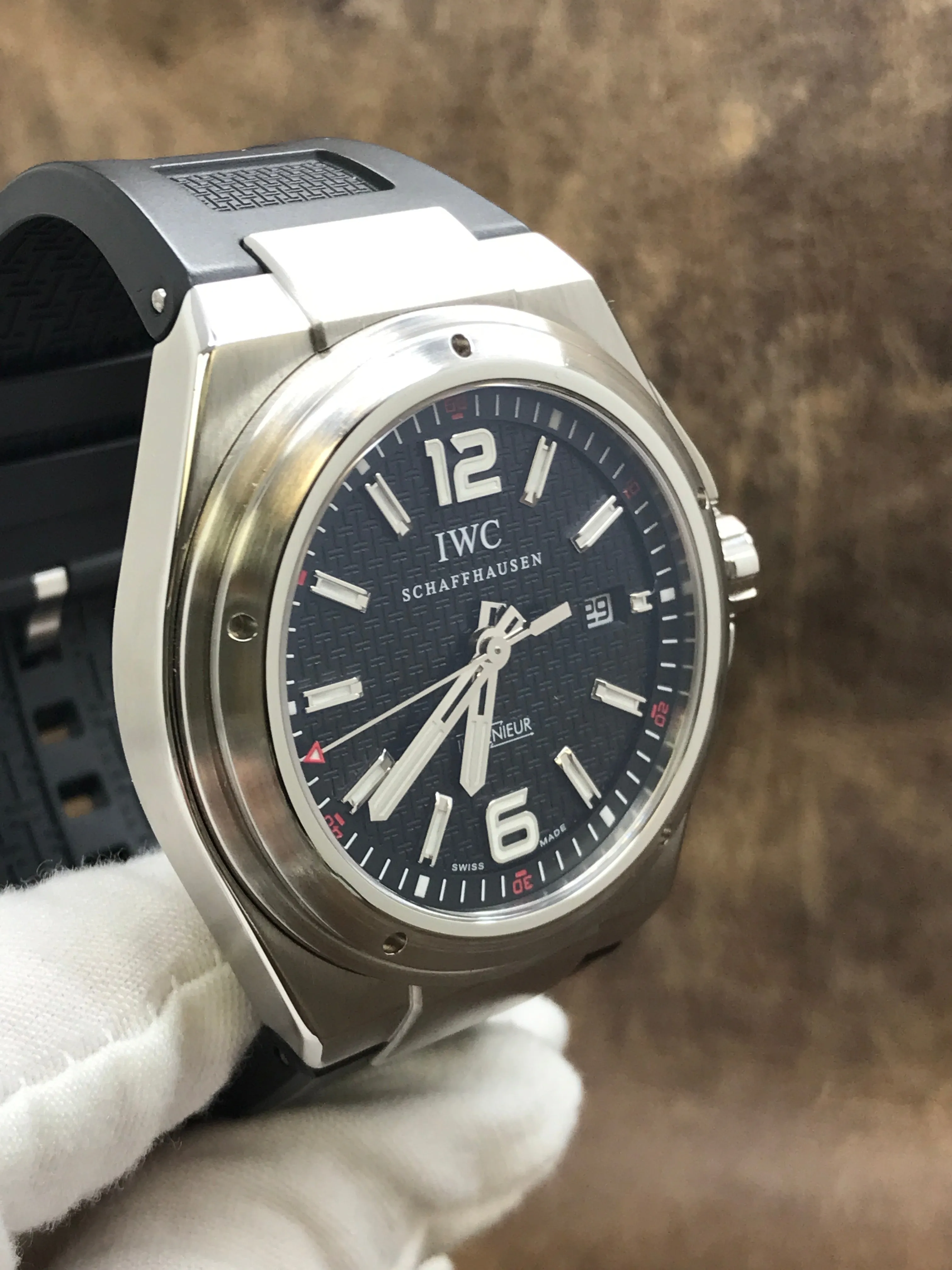 IWC Ingenieur IW323601 Black Dial Automatic Men's Watch